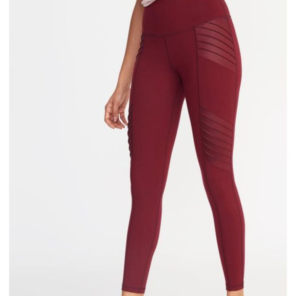 Old Navy High Waisted Moto 7/8 Leggings